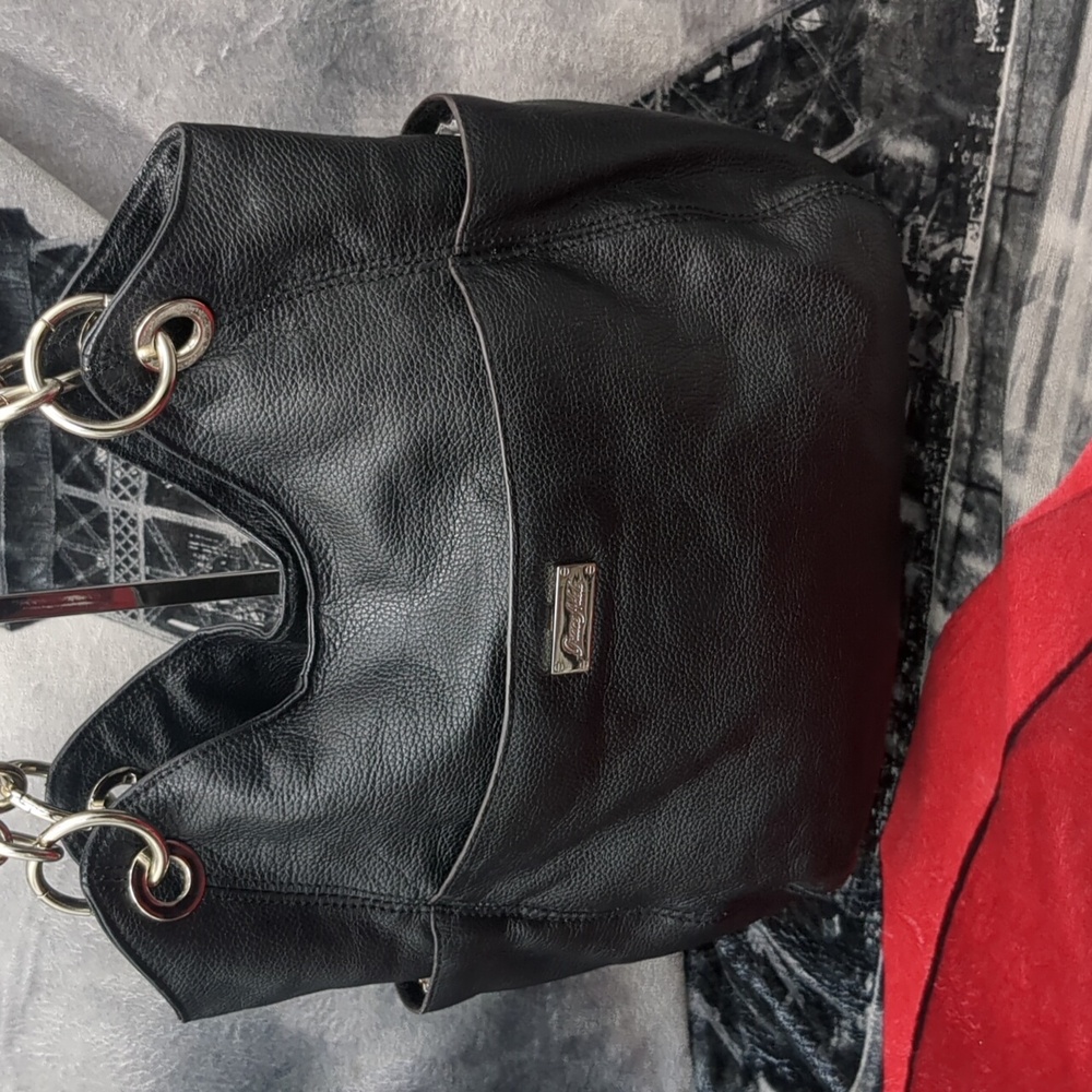 Grace Adele Black Leather Bag - image 2